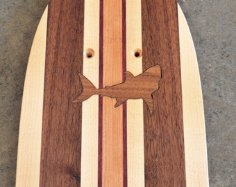 22 inch Mini Penny kicktail Skateboard "Honolua Bay" with Shark inlay, deck only