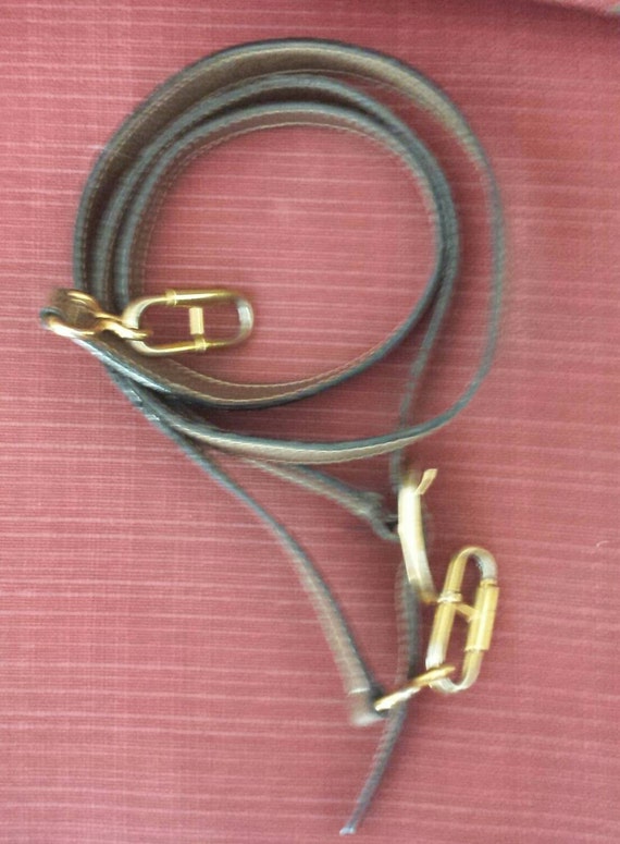 Gucci Brown Handbag Shoulder Strap. Make by TresChicVintageFinds