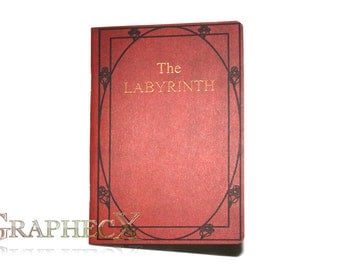 Fan-made The Labyrinth Red Book inspired personalized journal notebook