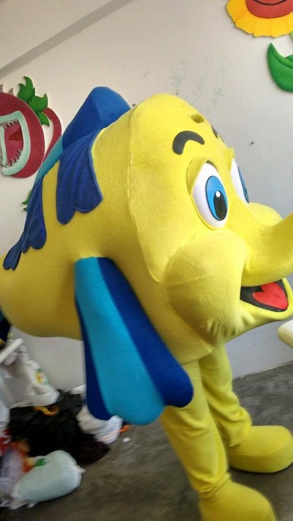 Flounder FishGorilla Mascot Costume Adult Costume by AdultMascotCostumes