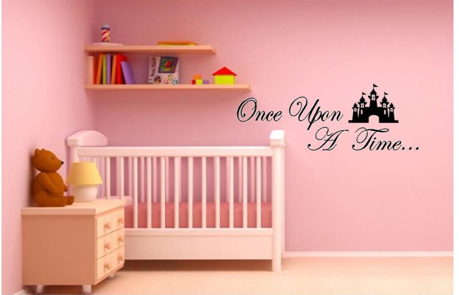 Baby Girl Nursery Decor Nursery Wall Art Nursery Wall Decal