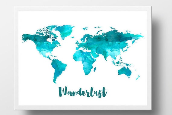 Wanderlust poster Etsy DE