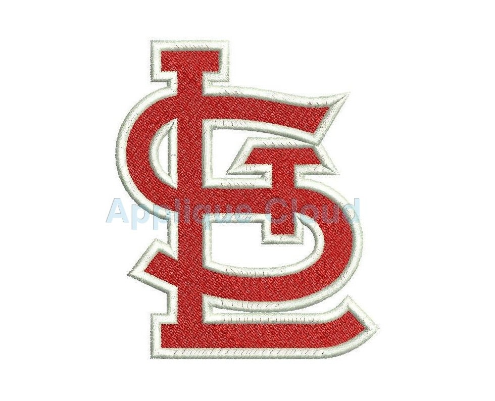 St Louis Cardinals Embroidery Design St Louis by AppliqueCloud