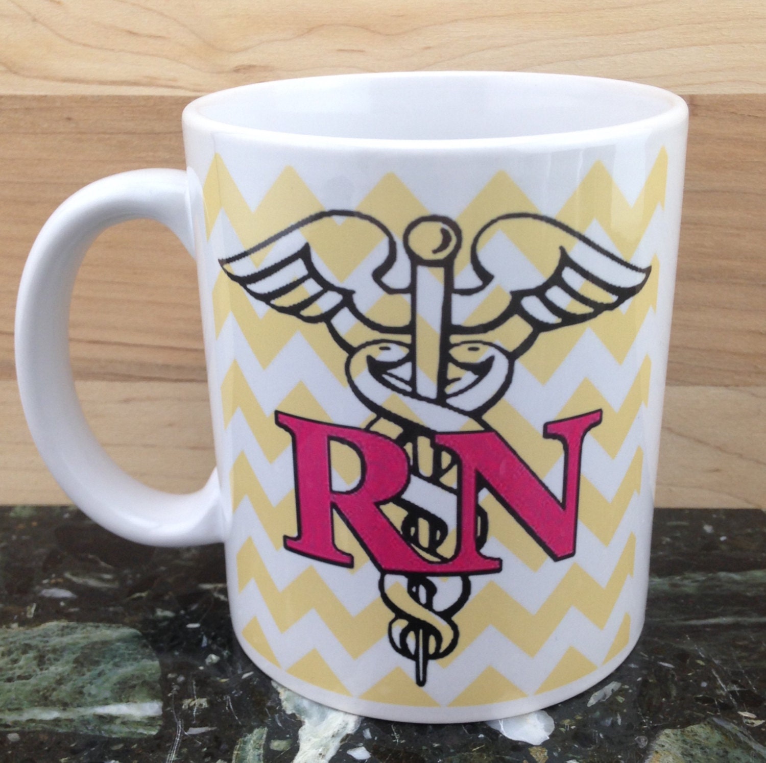 Nurse RN. Coffee Mug 11oz Dishwasher safe