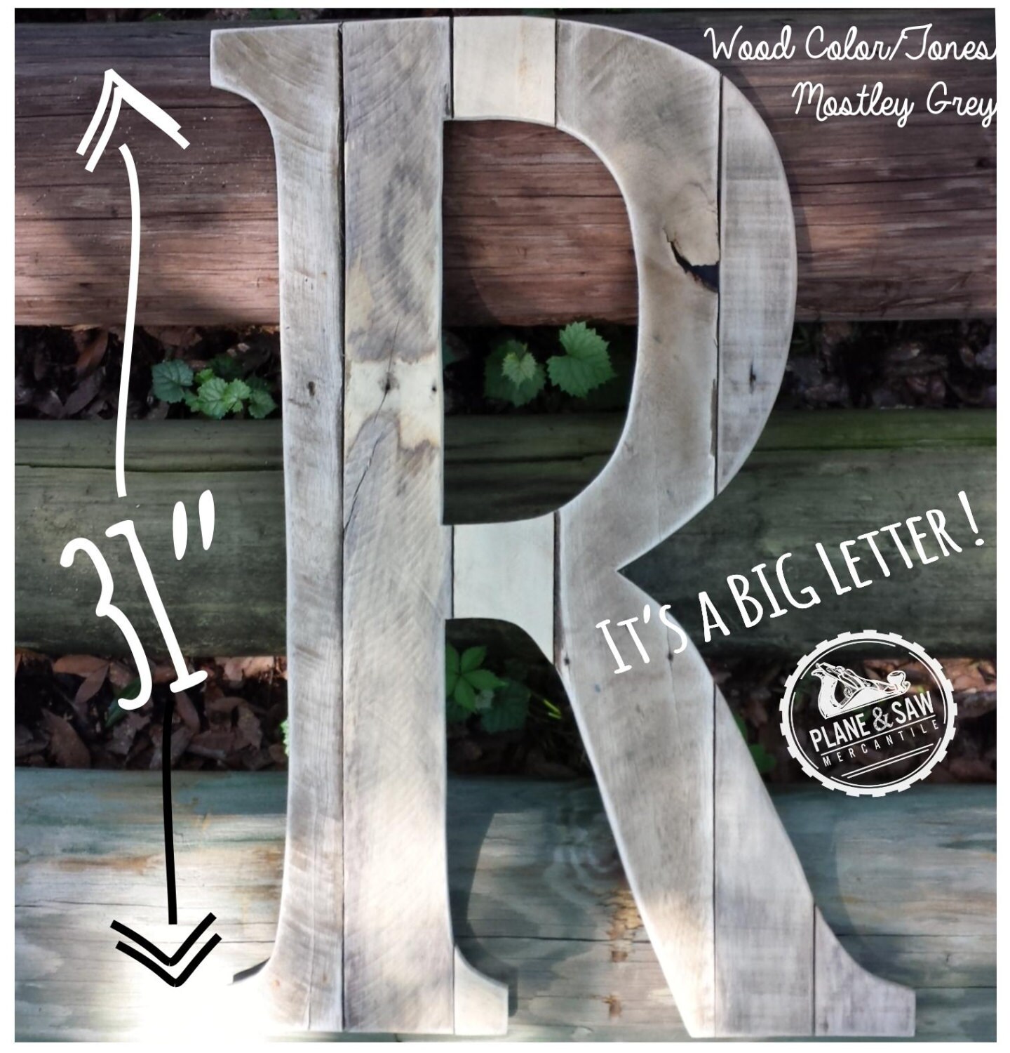 31 Rustic Letter R Big Wooden Letter Wedding