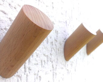 Beech Wall Hook, Wooden Coat Hook, Coat Rack, Modern Wooden Hook, Home Decor, Decorative Branches, Accessorize