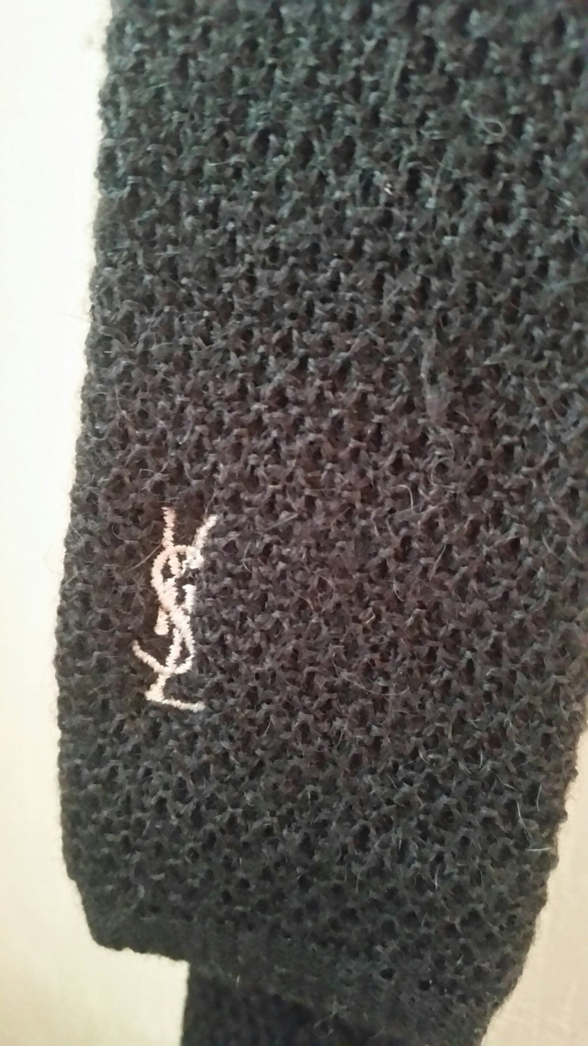 yves saint laurent knit tie