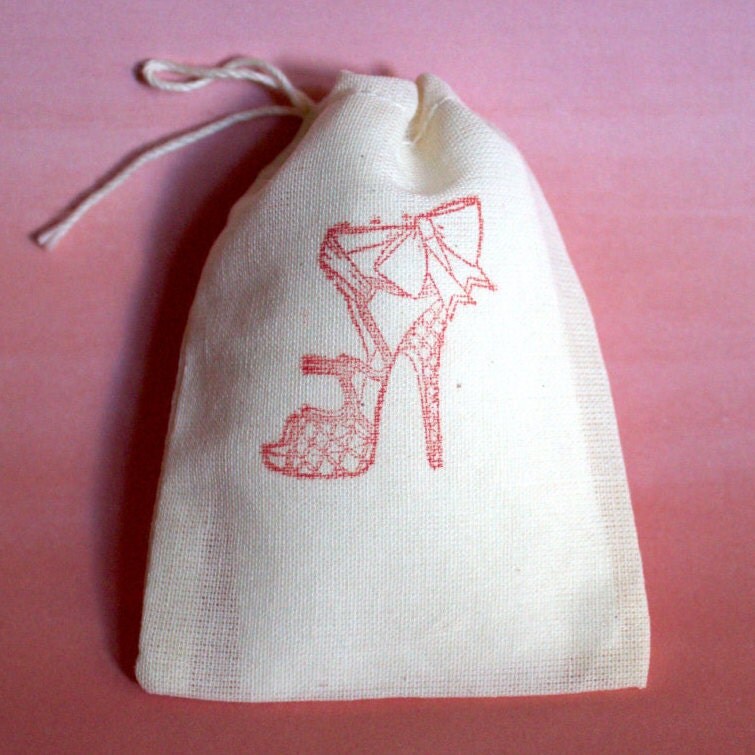 High Heel Logo Gift Bag