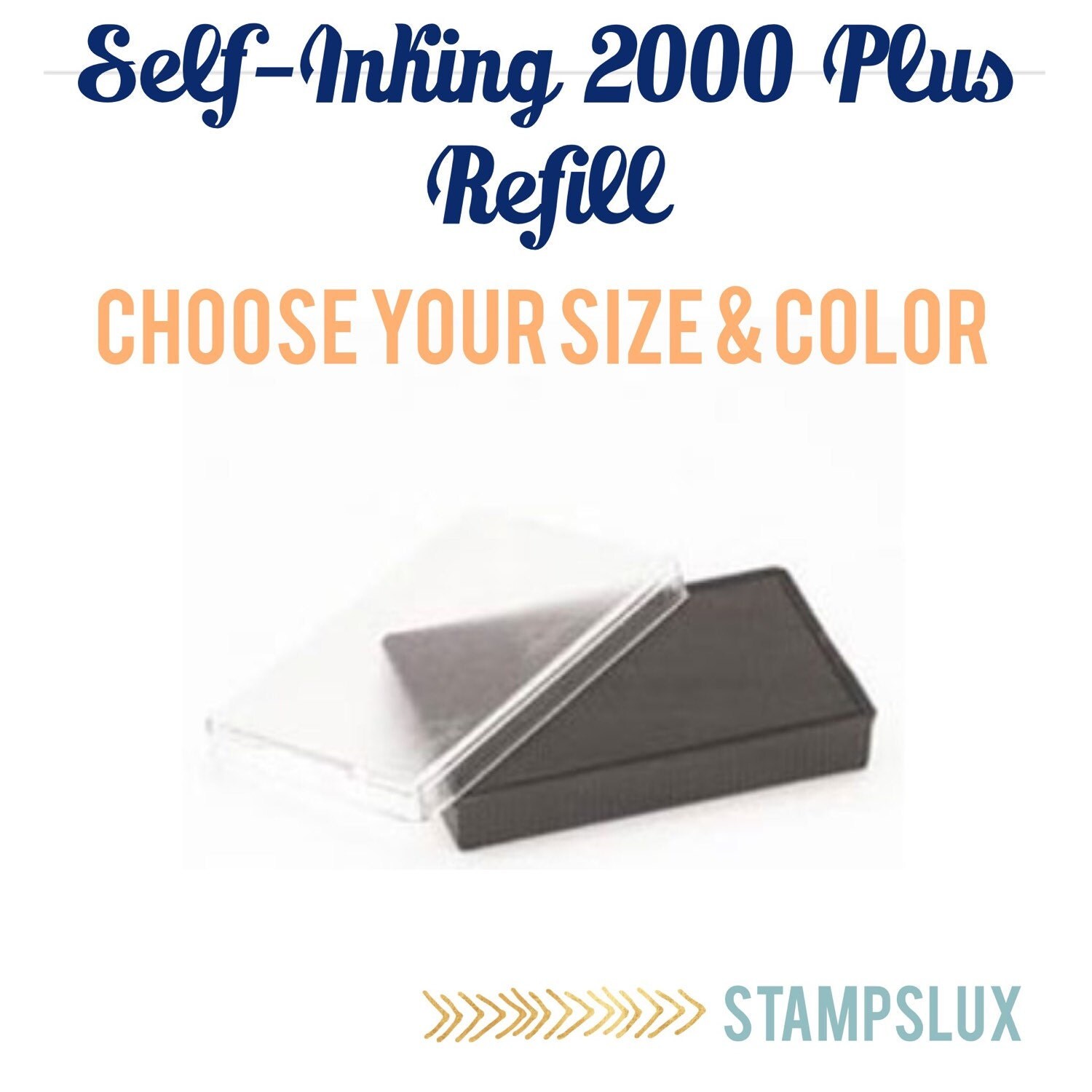 SelfInking Address Stamp Refill Pads by StampsLux on Etsy
