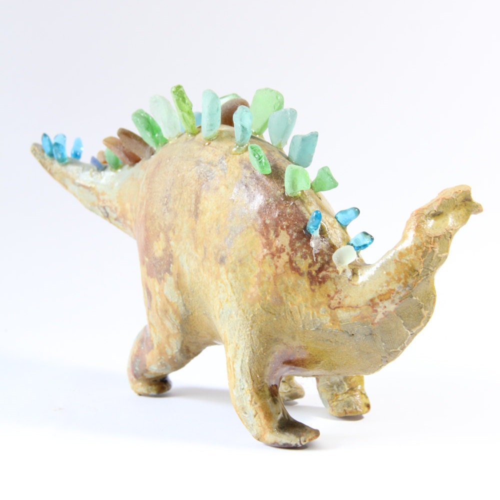 Dinosaur pottery clay Art sculpture by YALINJEN on Etsy