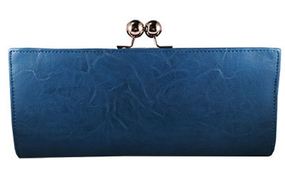 gold and blue clutch