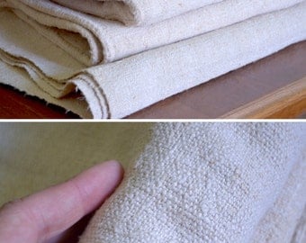 Chunky Fabric Vintage Hemp Cover / Large Home Loomed Vintage Romanian Hemp Sheet / Vintage Cover / Textile Cover / Antique Linen Fabric