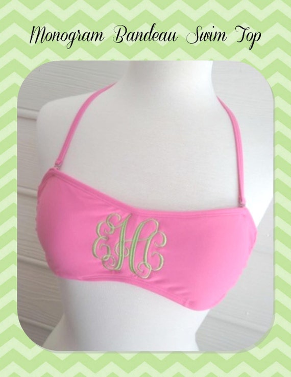 monogrammed swim shirt