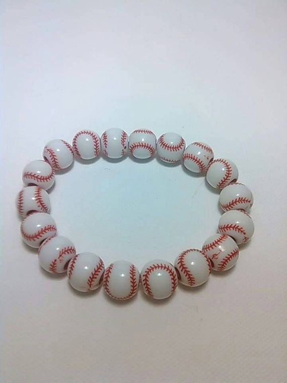 Baseball bracelet. Sports bracelet. Stretch by ADDcessories
