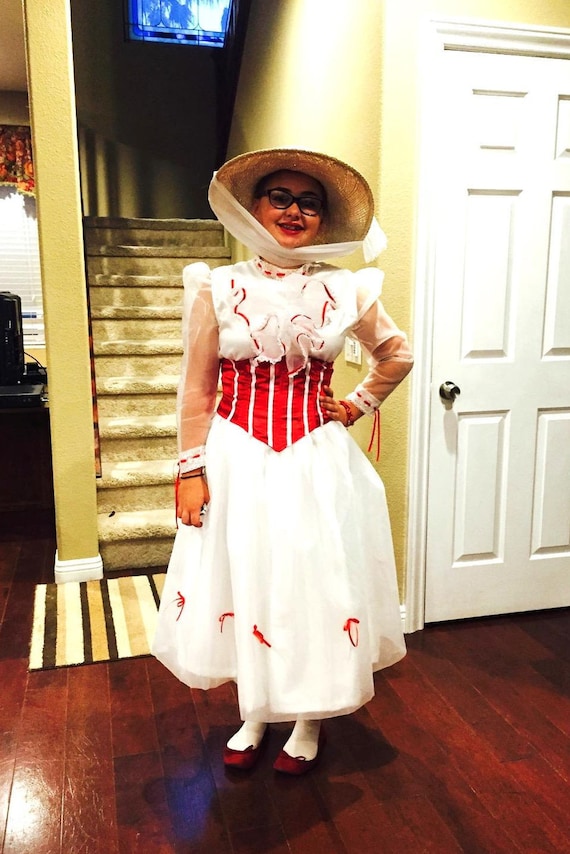 MARY POPPINS Jolly Holiday COSTUME Dress by Dressupforfun on Etsy