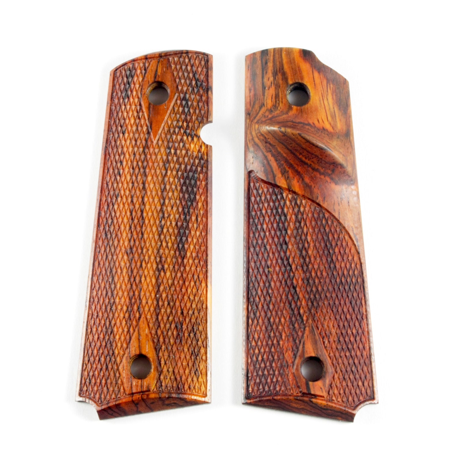 1911 Custom Made Pistol Grips with Thumb rest Cocobolo Full