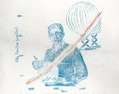Charles David Keeling and the Keeling Curve of CO2 in Atmosphere - History of Science Print Portrait Climate Change Atmospheric Chemistry