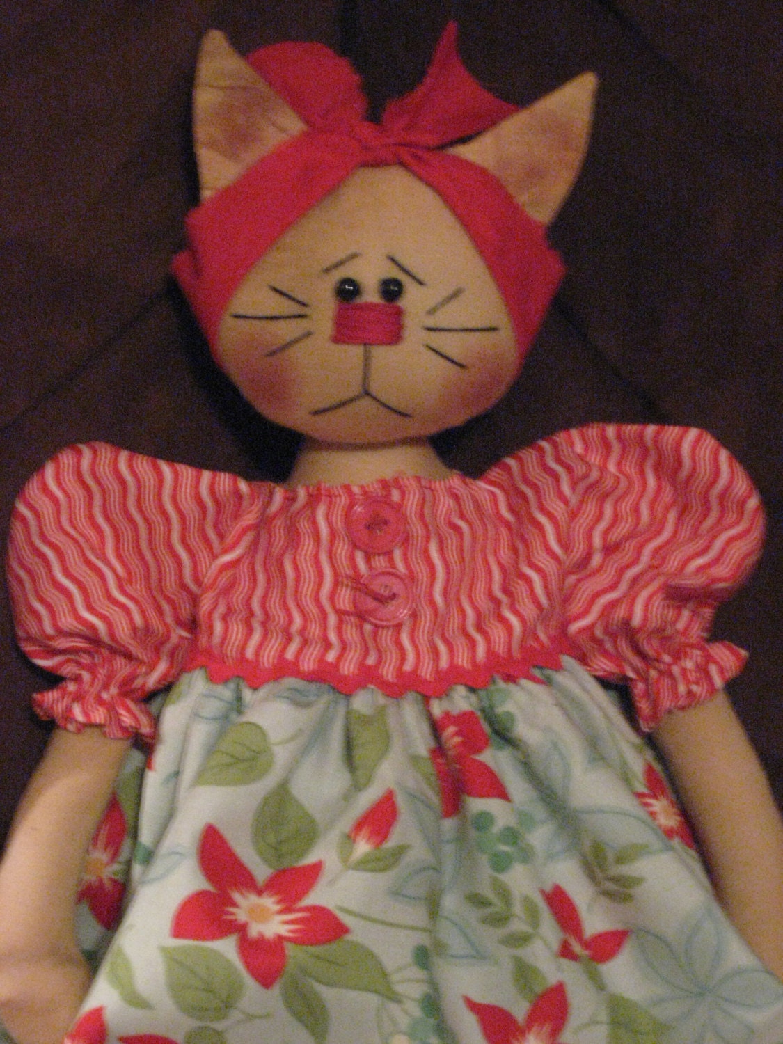 primitive cat doll