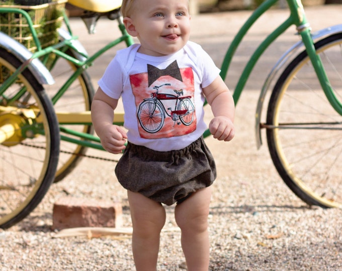 Baby Boy Clothes - Hipster Baby Onesie Outfit - Boys First Birthday - 1st Birthday - Baby Boy Gift - Boys Onesie - Boy Diaper...