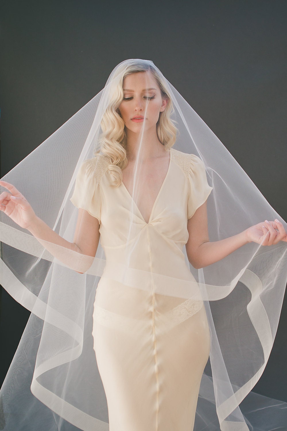 horsehair edge cathedral veil