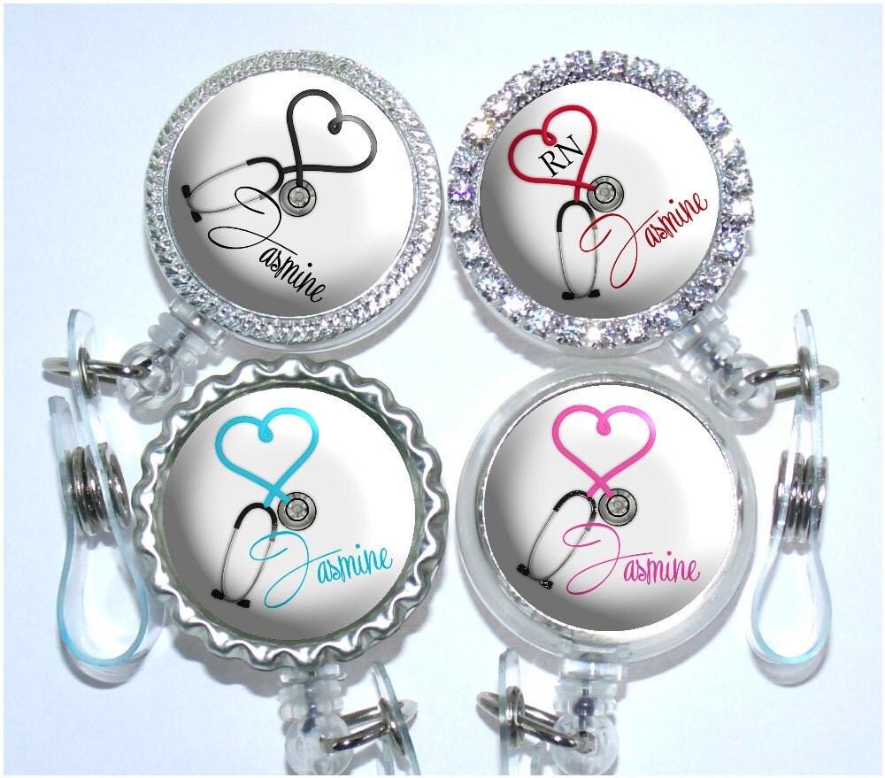 Felt Tooth Shape Badge Holder Cute Retractable ID Badge Reel
