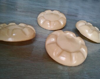Celluloid ivory buttons