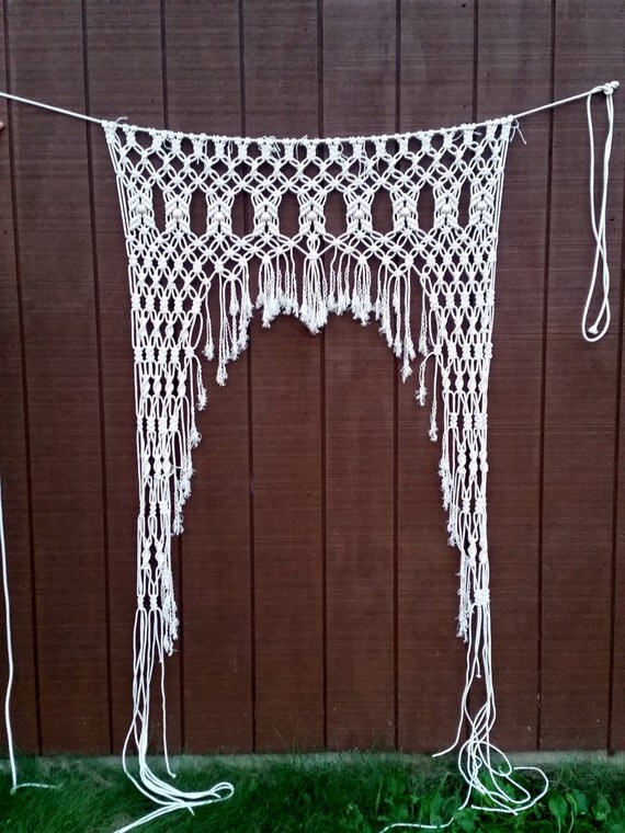 Macrame Arch Wall Hanging / Handmade by WallHuggerHandmade on Etsy