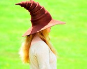Wide Brim  Witch Hat. Wizard Hat. Fantasy Hat. Cosplay Hat. LARP.