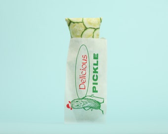 Cucumber Pickle Kicker Cat Toy, Pickles, Delicious, Deli, Organic Catnip, Cat Lover, Cat Toy