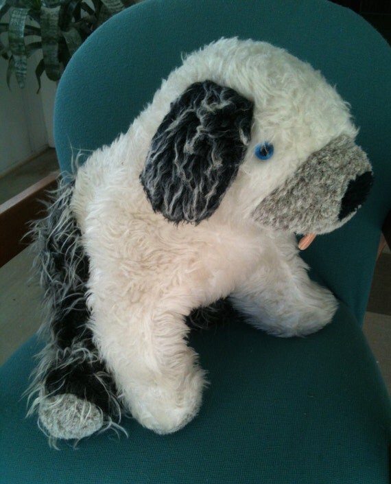 large stuffed sheepdog