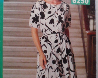 Easy See and Sew Button Front Top and Skirt Sewing Pattern - Butterick 6250 - Sizes 18-20-22, Bust 40-42-44, Uncut