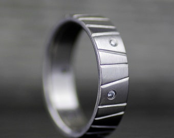 alternative modern wedding band set palladium diamond wedding band engagement ring set unique - Modern Wedding Rings alternative modern wedding band set palladium diamond wedding band engagement ring set unique - Modern Wedding Rings