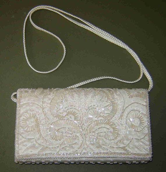 Vintage La Regale CLUTCH EVENING BAG with Shoulder Strap - Sequins ...