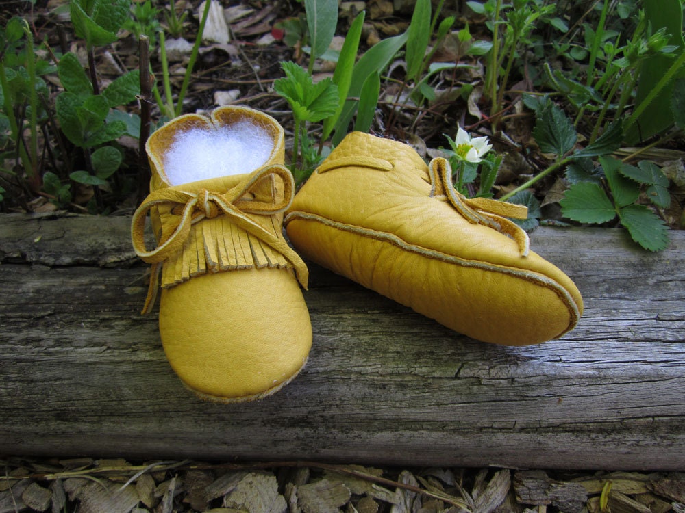 elk skin moccasins