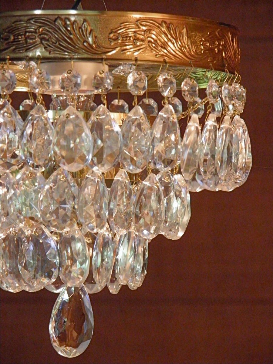 Vintage Chandelier Antique 'Wedding Cake' Chandelier