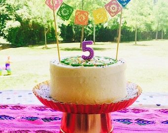 Papel Picado Cake Topper