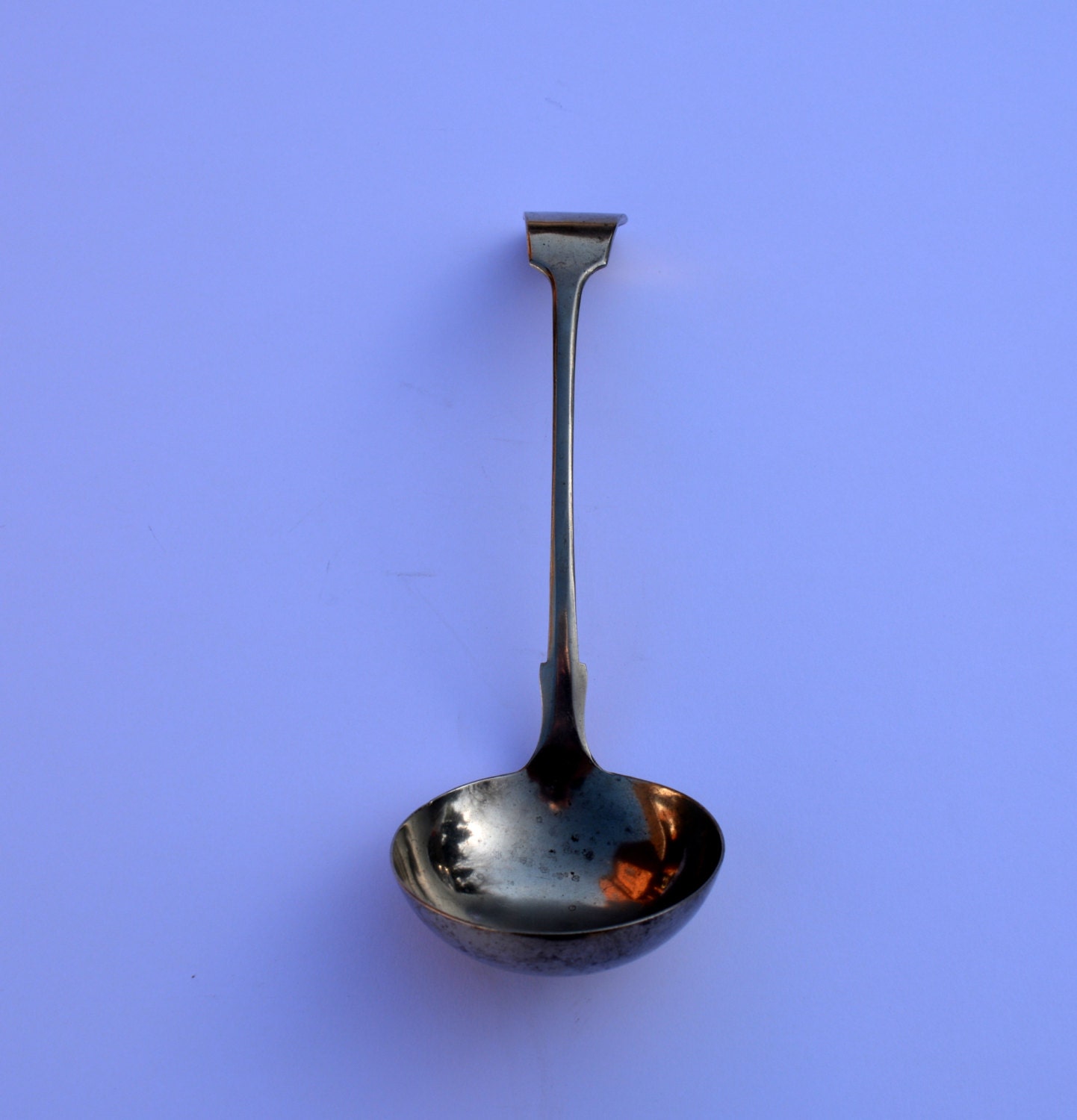 Vintage Nickel Silver Soup Ladle Spoon Vintage by BiminiCricket