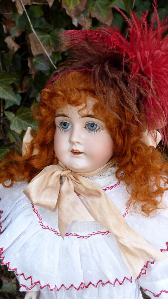 Old Antique Victorian German Bisque Head Kestner Doll With