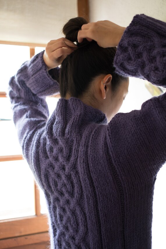 Pull celtique pour femme pull chaud pour femme gros pull