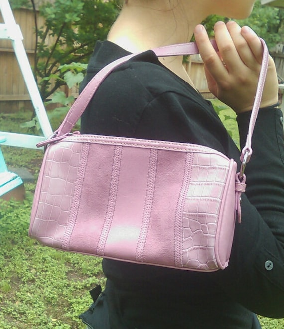 nine west vintage pink purse// pink handbag// pastel purse//