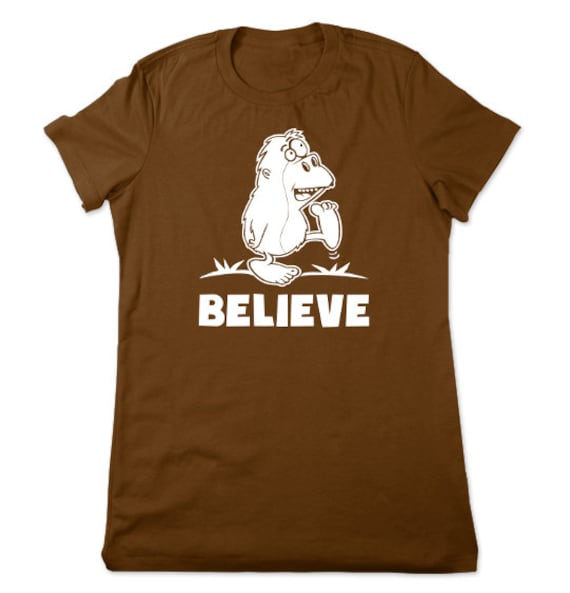 bigfoot believe t shirt