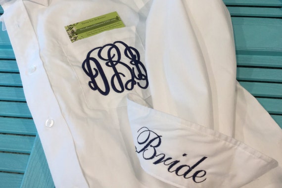 Maid of Honor Matron of Honor Monogrammed On by NYLAKELLEYdesigns