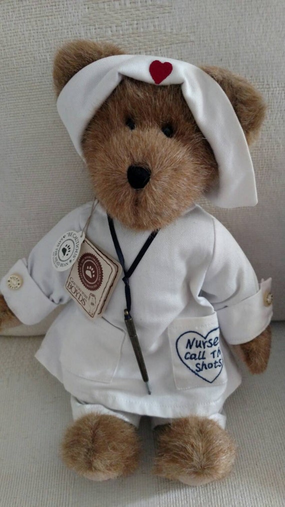 Collectible BOYDS BEAR NURSE Teddy Bear Gift says by HauteAppeal