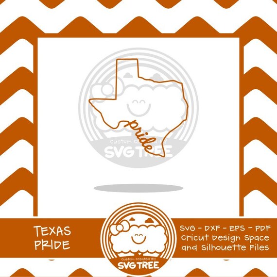 Download Texas State Outline Pride SVG DXF EPS Cricut Files by SVGTREE