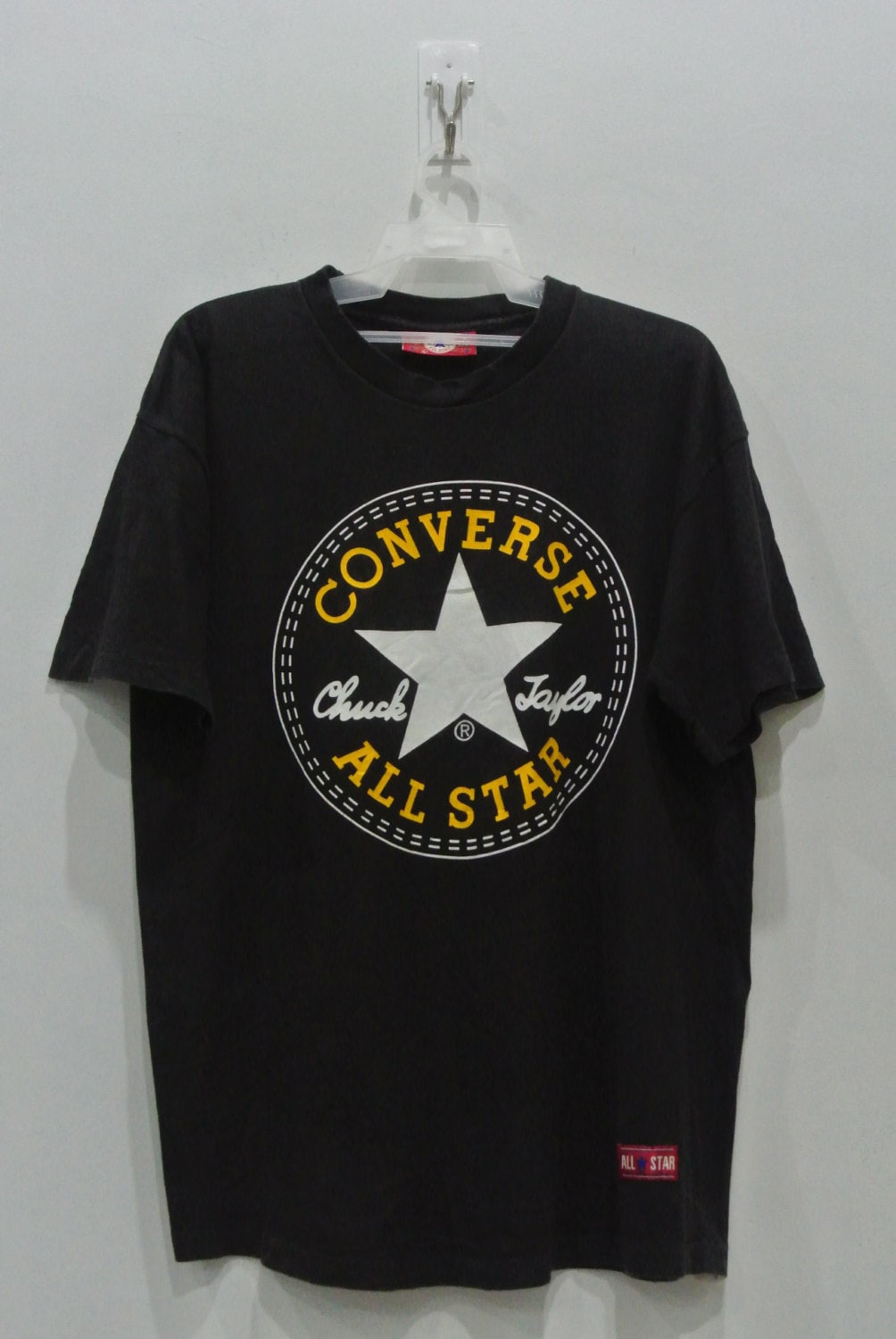 Vintage Converse All Star Black T Shirt Mens Large by neverfull