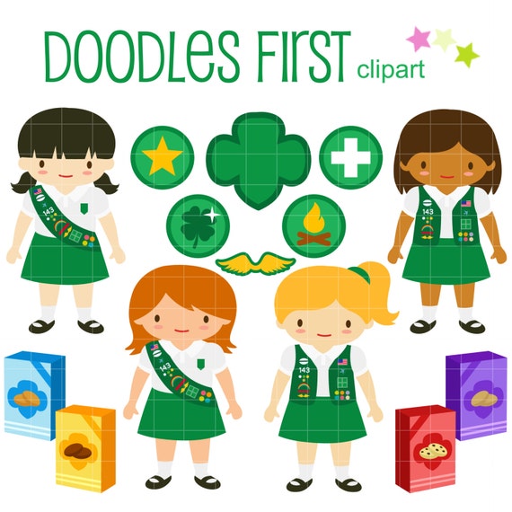 free girl scout camping clipart - photo #30