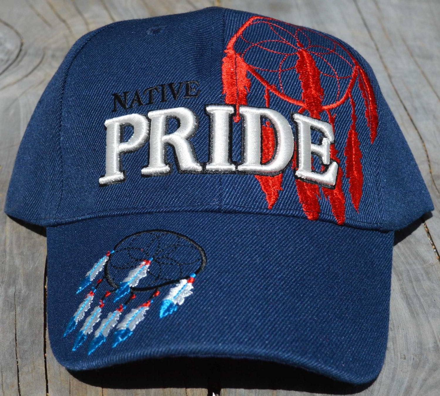 Ball Cap with Native American Design featuring Native Pride