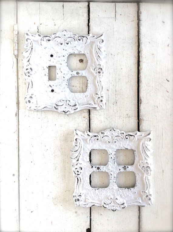 shabby chic decor switch plates switch plate outlet combo shabby chic decor switch plates switch plate outlet combo