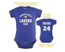 lakers onesie baby