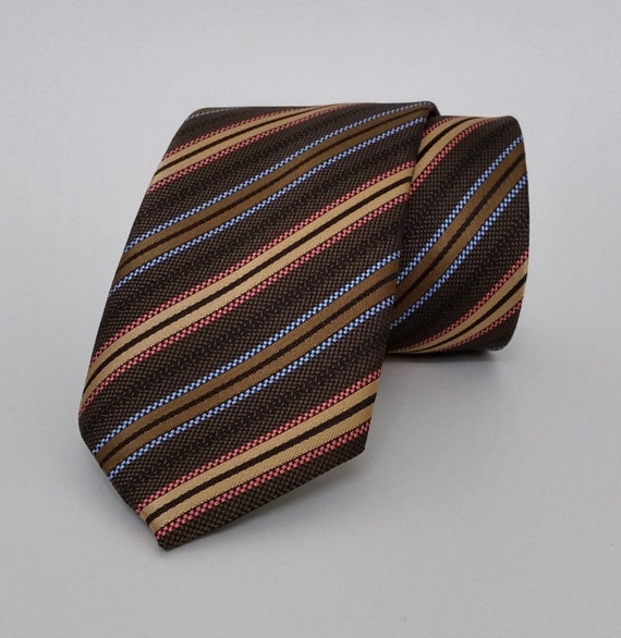 Brown Necktie Brown Men's Tie Brown Cravat Brown Tie by PeraTime